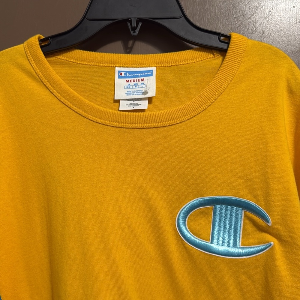 Champion Yellow and Blue T-Shirt - Picture 3 of 6